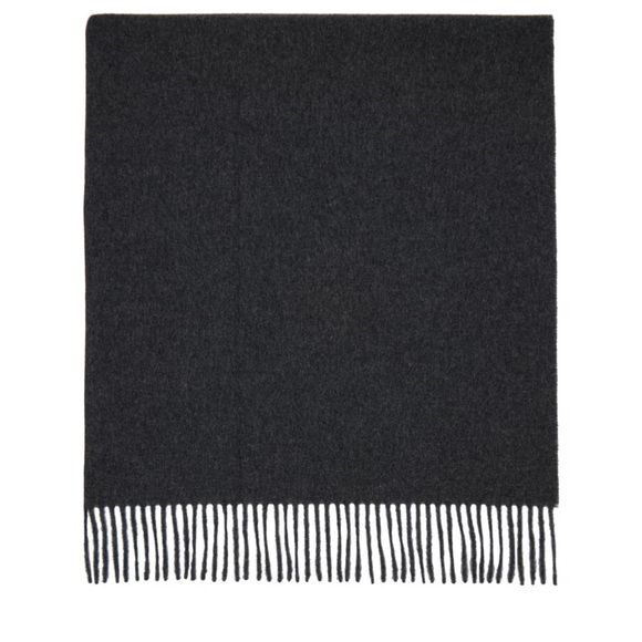 MAISON KITSUNÉ Gray Fox Patch Scarf - Picture 2 of 3